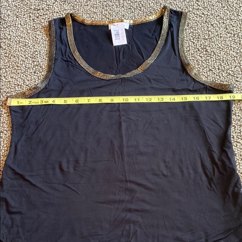 Another Love Black and Brown Sleeveless Tank Top - Picture 5 of 7